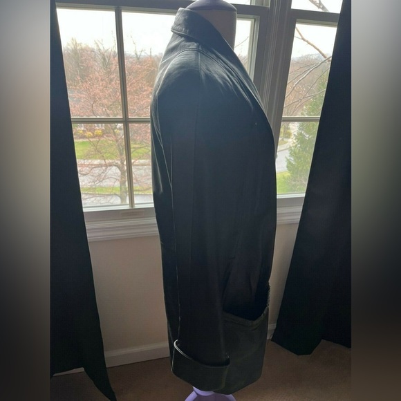 Vintage Long Midi Trench Coat Jacket - Picture 1 of 4